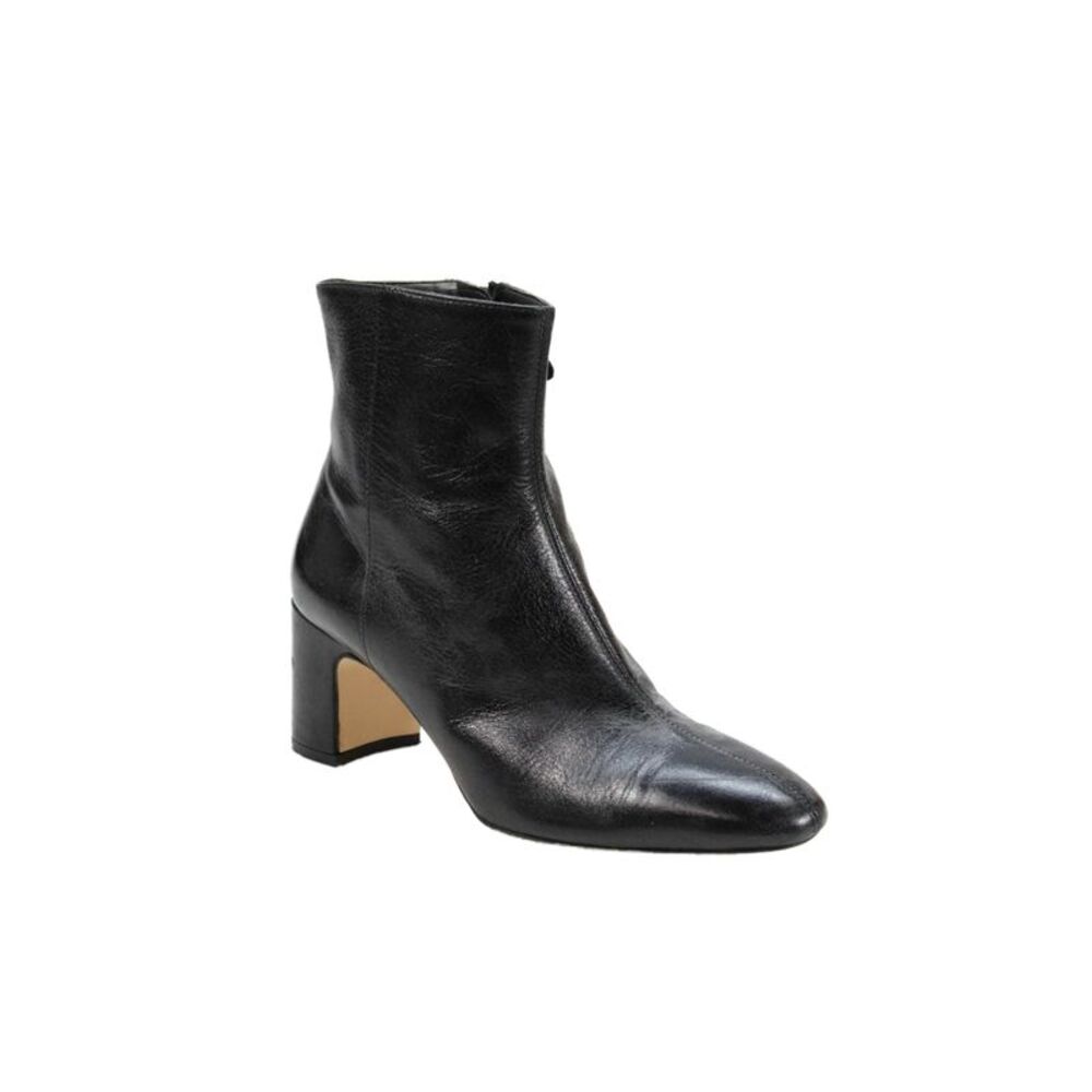 Zara Basic Collection Womens Side Zip Ankle Boots Black Size 37 7